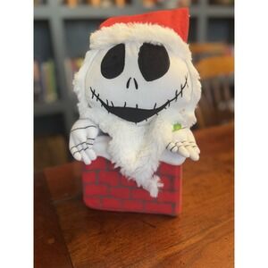 Nightmare Before Christmas Animated‎ Santa Jack Skellington Plush Chimney